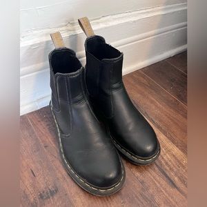 Doc Martens Black Vegan Leather Chelsea Boot